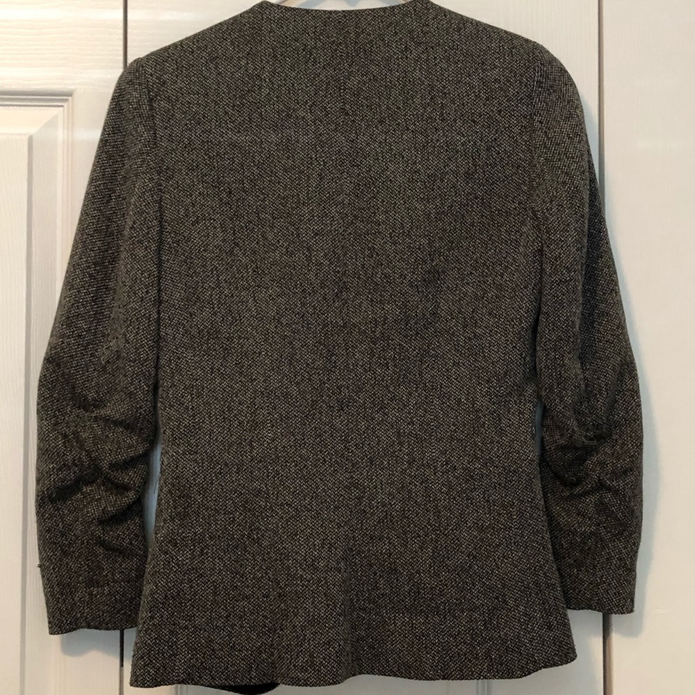 H & M Herringbone Open Front Jacket - image 3